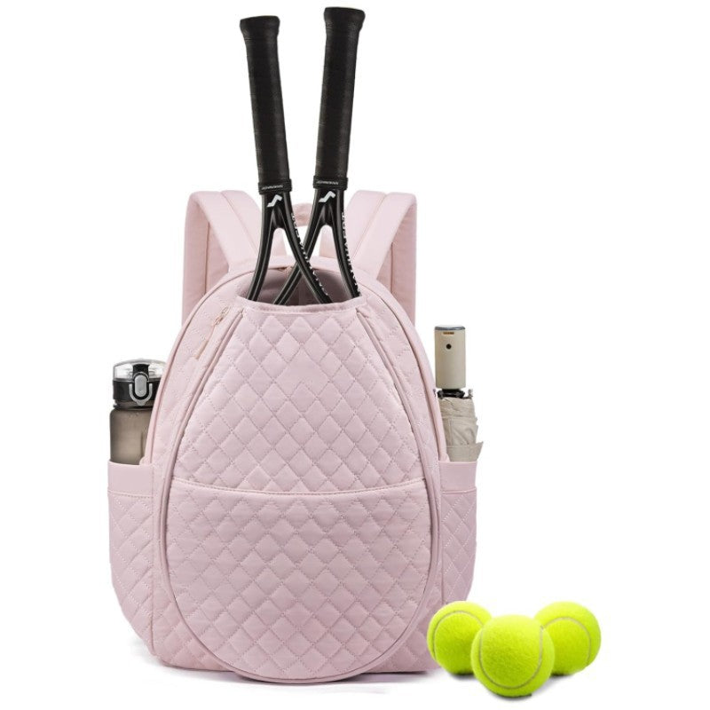 Stylish Quilted Tennis Backpack Stornfield