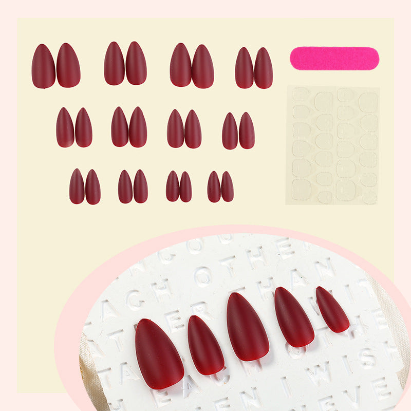 Premium Artificial Nail Set with Matte Finish Stornfield