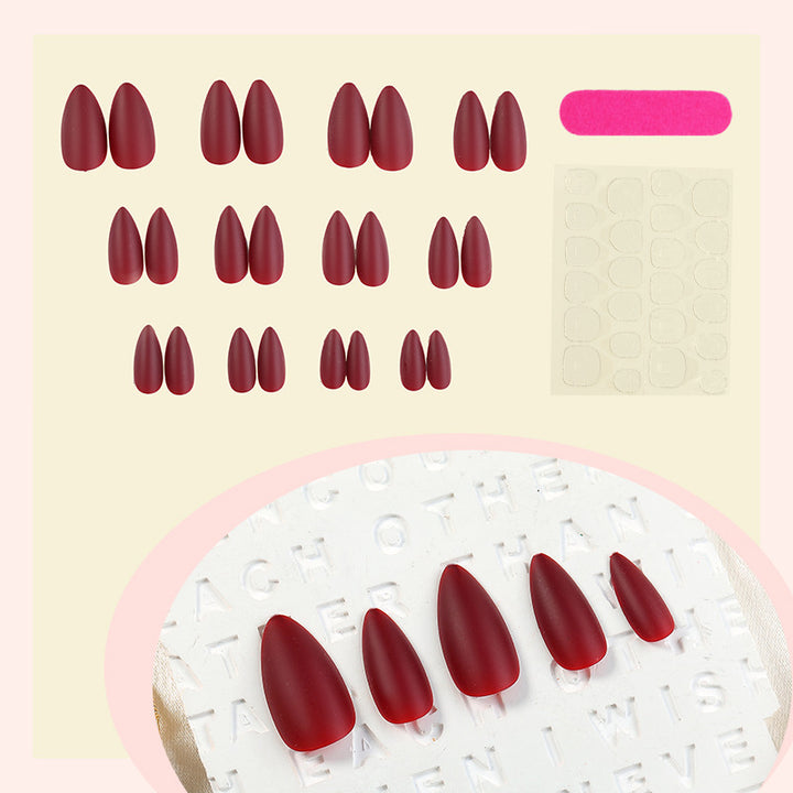 Premium Artificial Nail Set with Matte Finish Stornfield