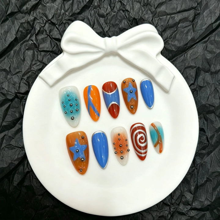 Artistic Decorative Press-On Nails  1791773917