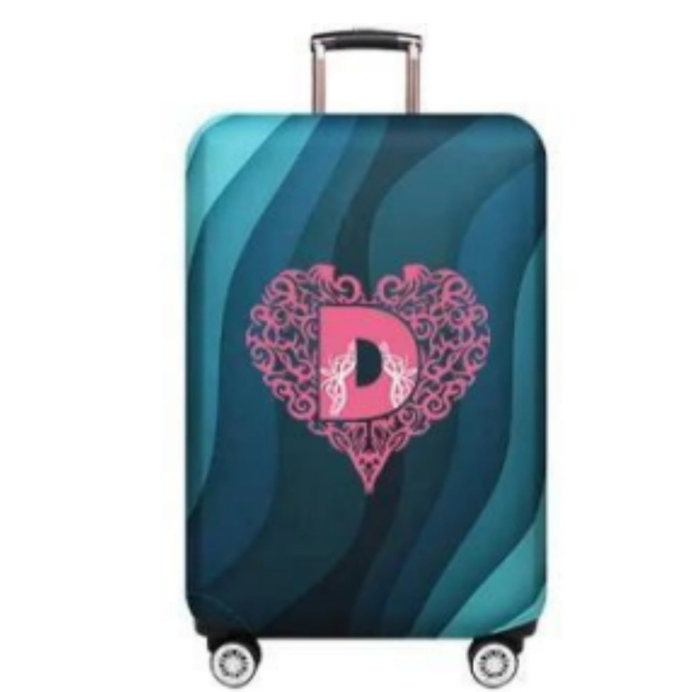 Women's Hard Shell Suitcase with Playful Heart Design Stornfield