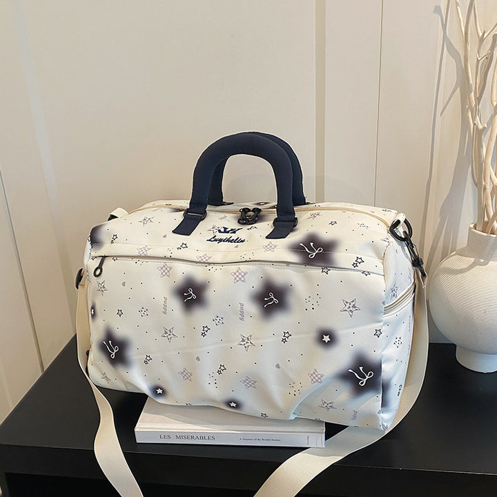 Star-Patterned Travel Duffle Bag Stornfield