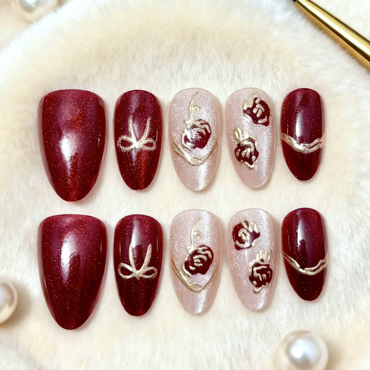 Luxury Press-On Nail Art Set 1790745835