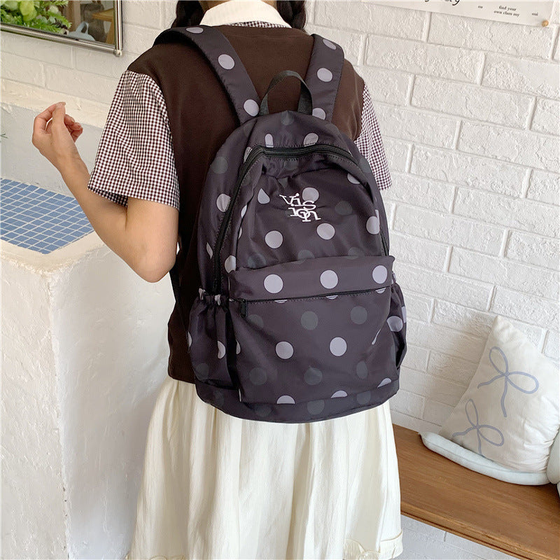 Lightweight Polka Dot Backpack Stornfield