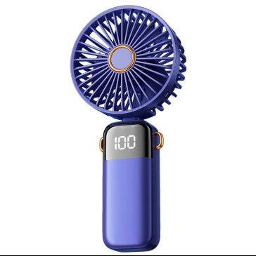 Cooling portable handheld misting fan with digital battery display and adjustable speeds Stornfield