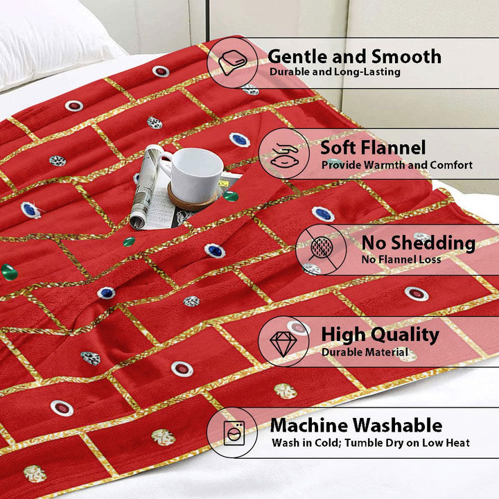 Decorative Traditional Patterned Throw Blanket