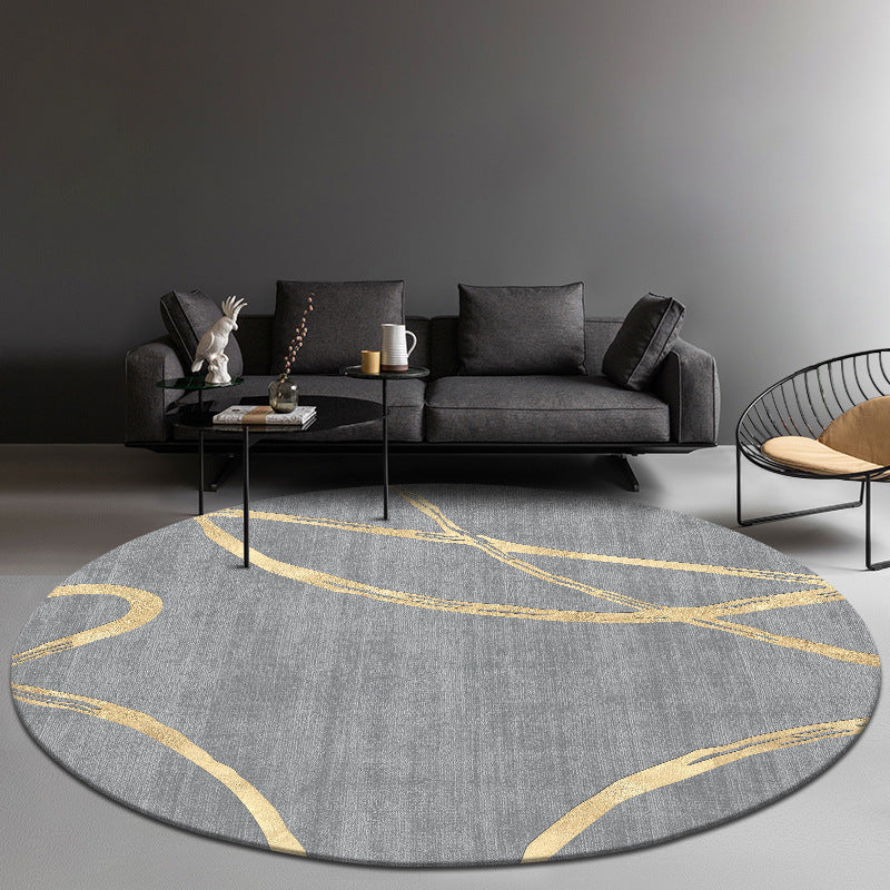 Luxurious Modern Round Area Rug