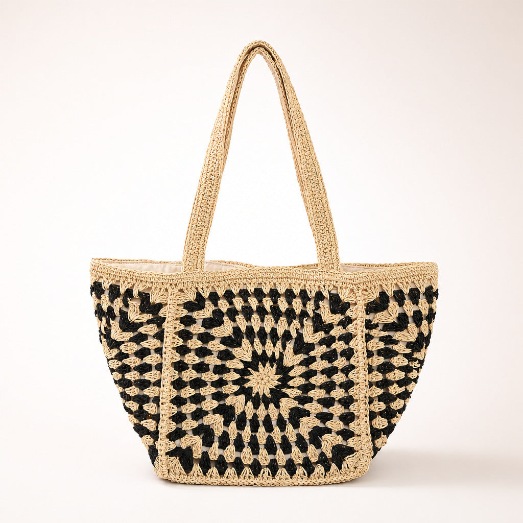 Hand-knotted cotton tote bag Stornfield