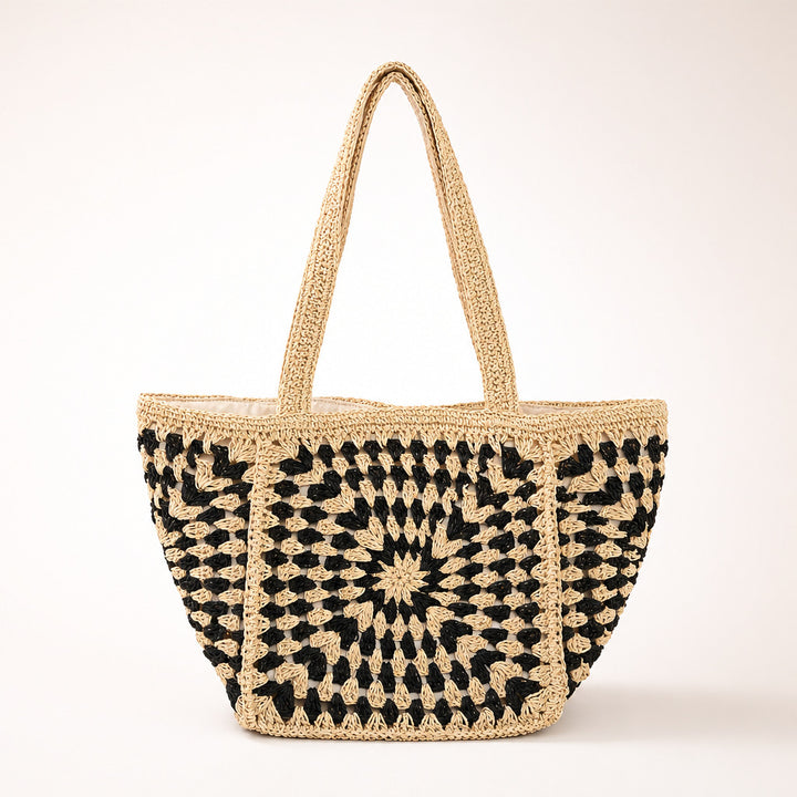 Hand-knotted cotton tote bag Stornfield