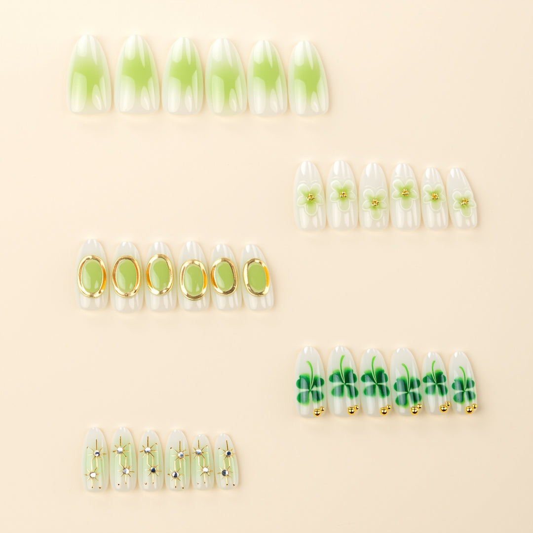 Elegant Press-On Nail Art Set