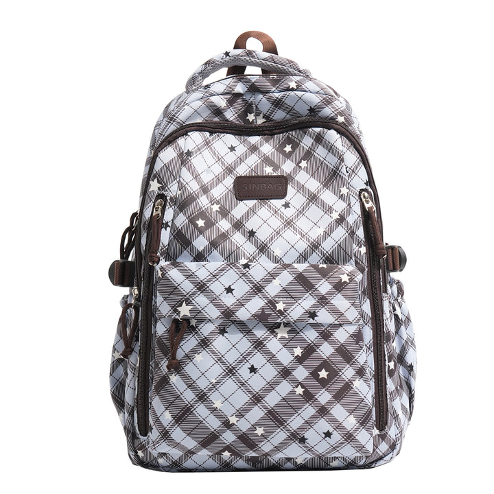 Plaid Patterned Backpack Stornfield