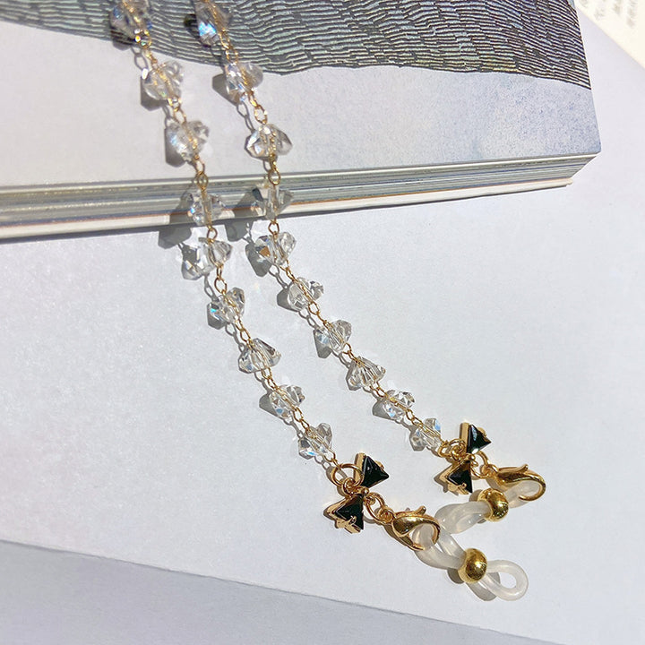 Jewelry necklace with sparkling crystals and elegant pendants Stornfield
