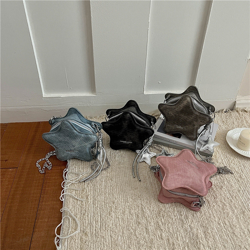 Star-Shaped Mini Crossbody Bag