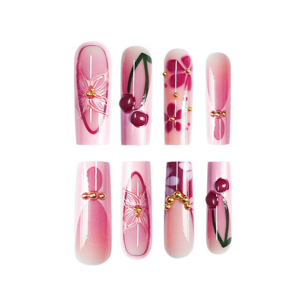 Artistic 3D Gel Nail Extensions Stornfield