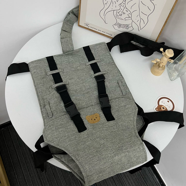 Portable Padded High Chair Booster Seat Cover with Five-Point Safety Straps
