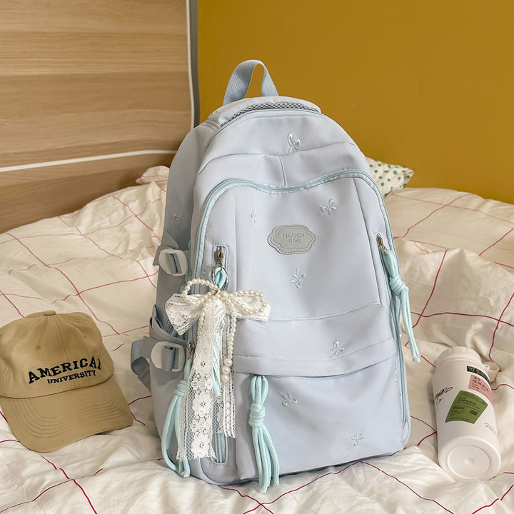 Decorative Star-Patterned Backpack Stornfield