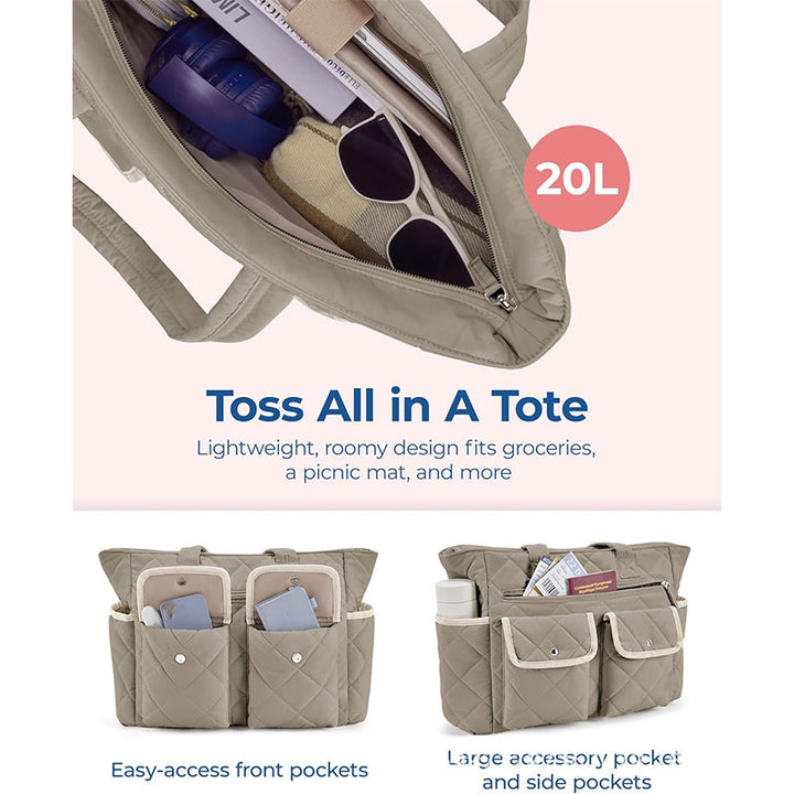 Elegant and Practical Shoulder Bag with Insulated Compartments Stornfield