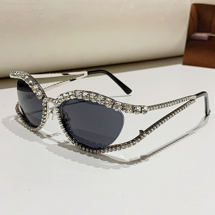Ladies Glamorous Sunglasses with Sparkling Crystal Accents Stornfield