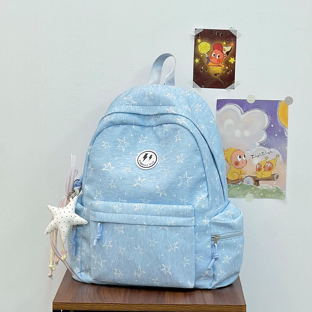 Fun Star-Accent Casual Backpack Stornfield