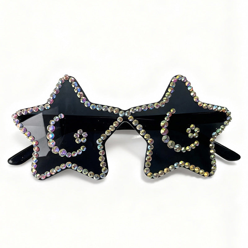 Star-Shaped Rhinestone Sunglasses Stornfield