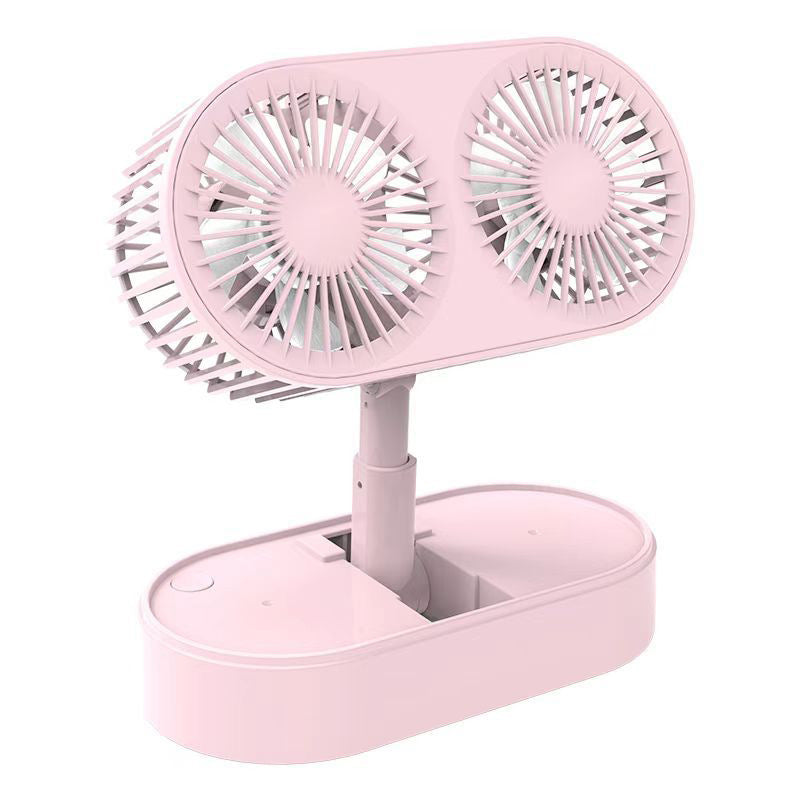 Ladies double rotatable table fan Stornfield