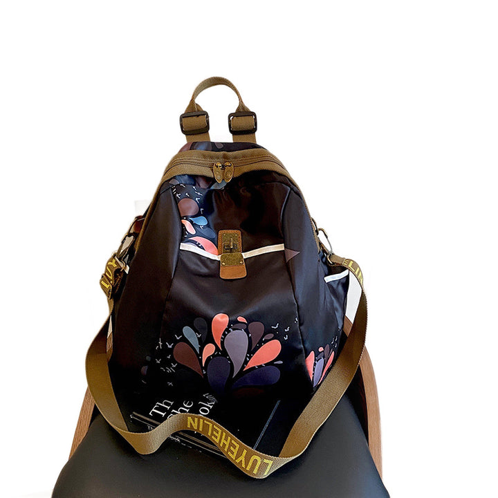 Artistic Floral Drawstring Backpack Stornfield