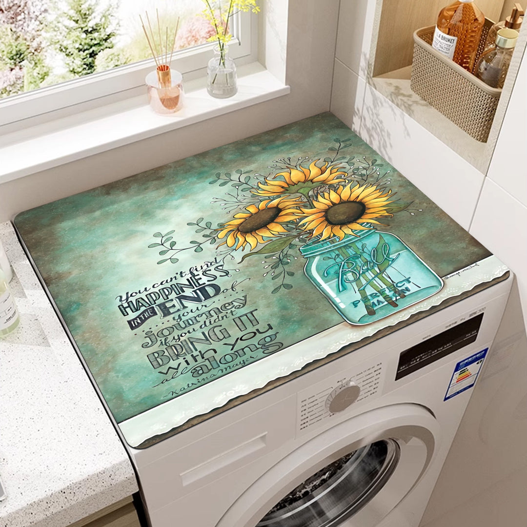 Marble Effect Countertop Protector Mat