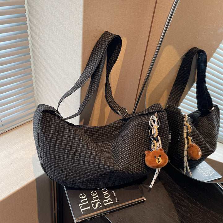 Fashionable Textured Hobo Bag