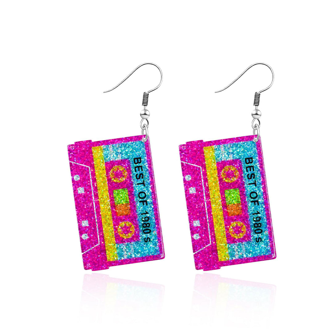 Nostalgic Cassette Tape Earrings Stornfield