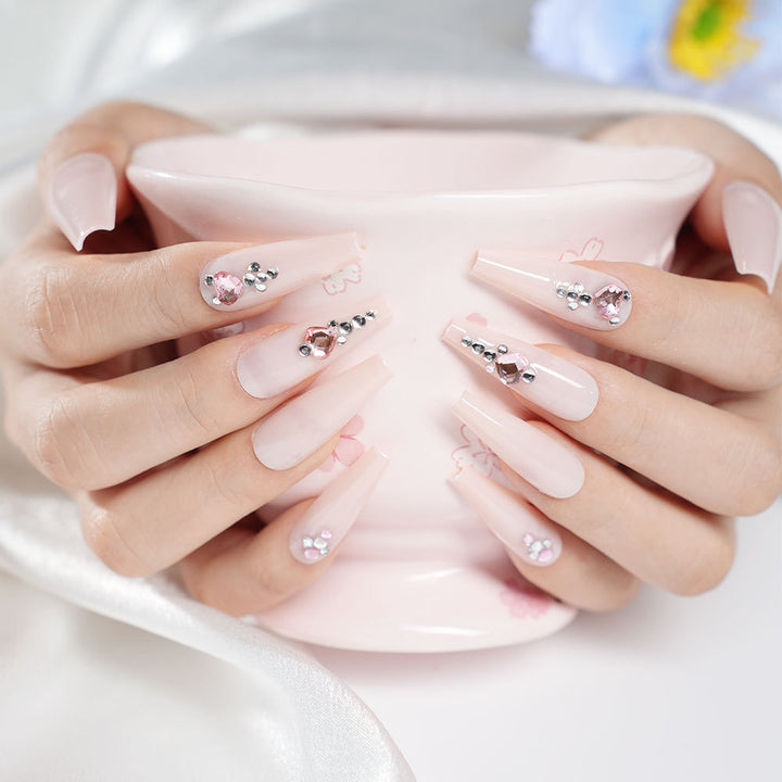 Decorative Stiletto Press-On Nails Stornfield