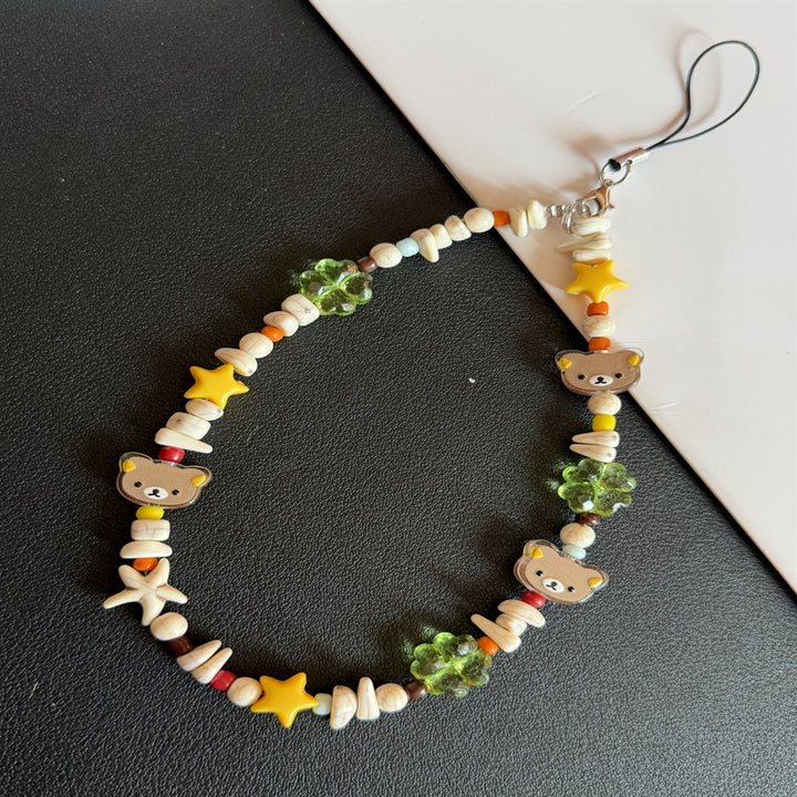 Fun-Themed Beaded Keychain Holder Stornfield