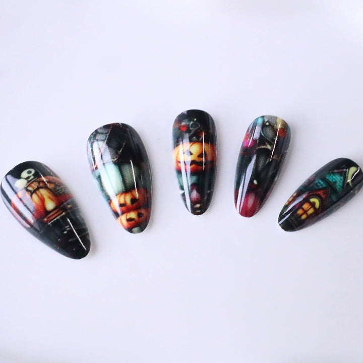 Halloween-Themed 3D Nail Art Stornfield
