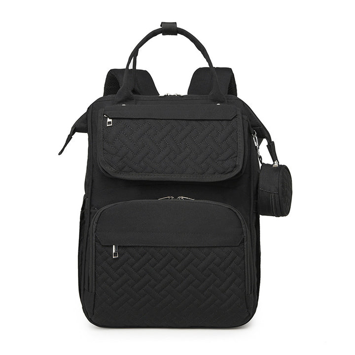Multi-Functional Quilted Diaper and Travel Backpack Stornfield