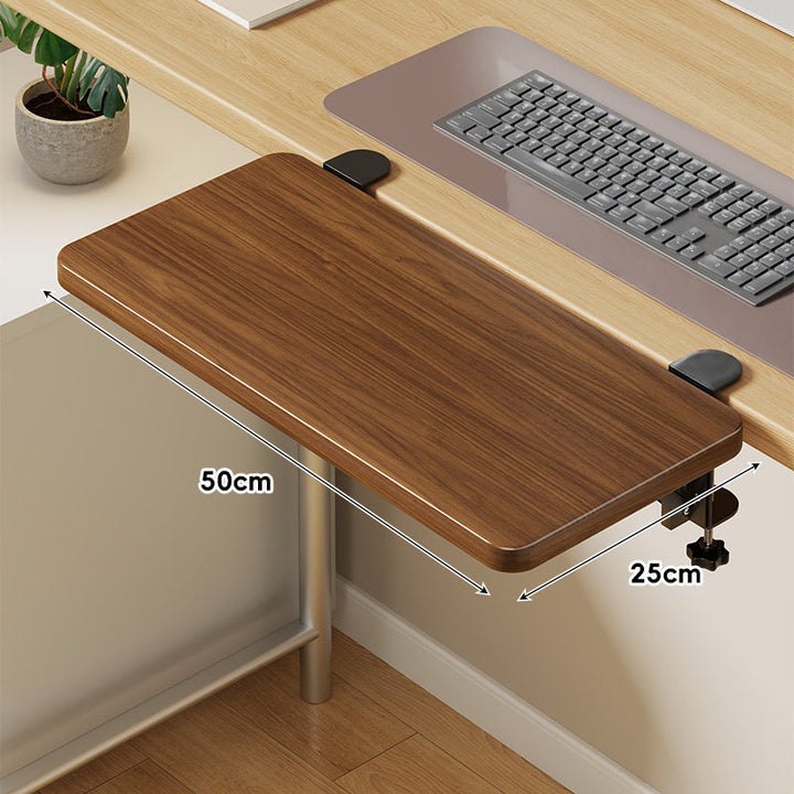 Extra-Wide Low-Profile Under-Desk Slide-Out Keyboard and Mouse Platform