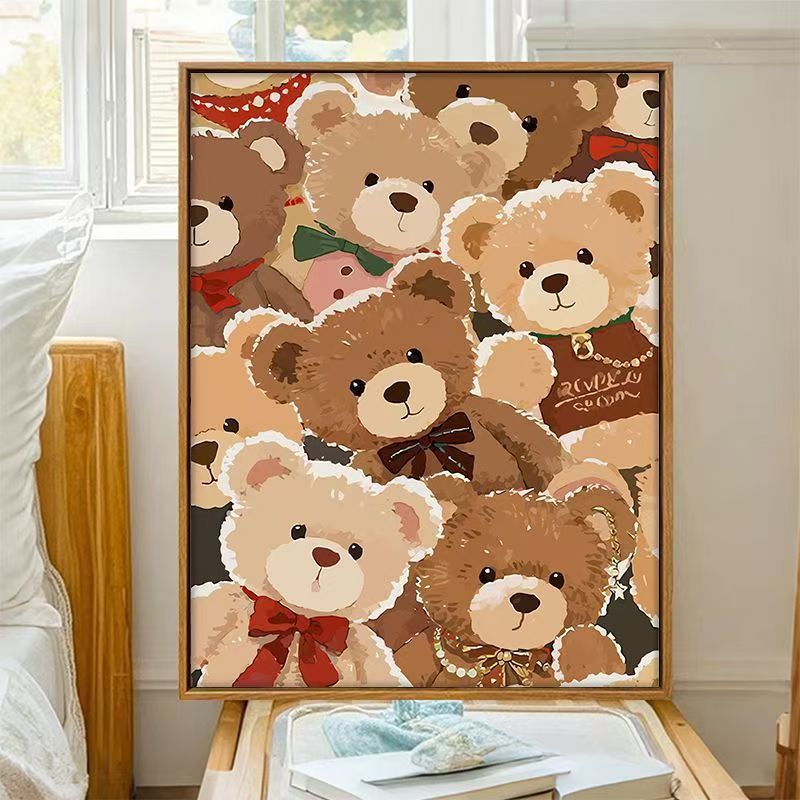 Cute Bear-Themed Decorative Wall Art Stornfield