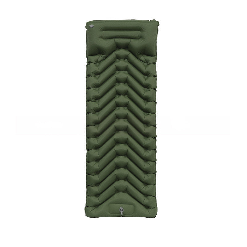 Inflatable sleeping pad with comfort zones Stornfield