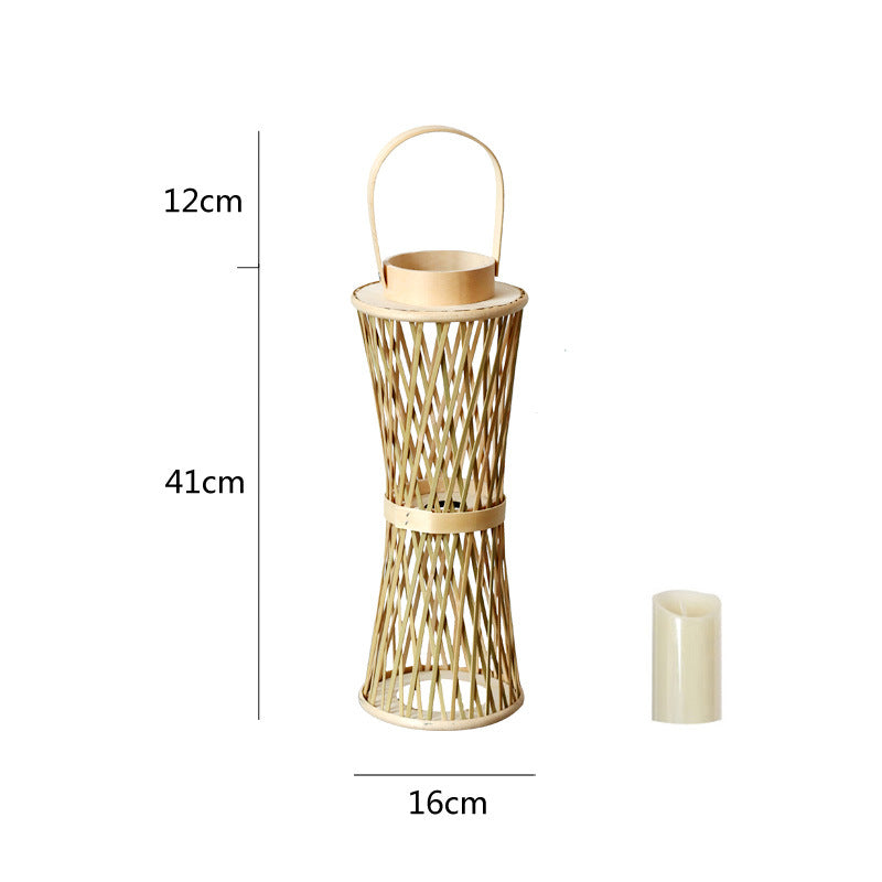 Elegant Lantern made of Rattan Stornfield