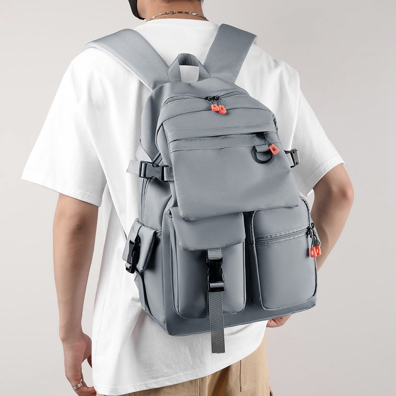 Multifunctional backpack with water-repellent design and extensive compartment layout Stornfield