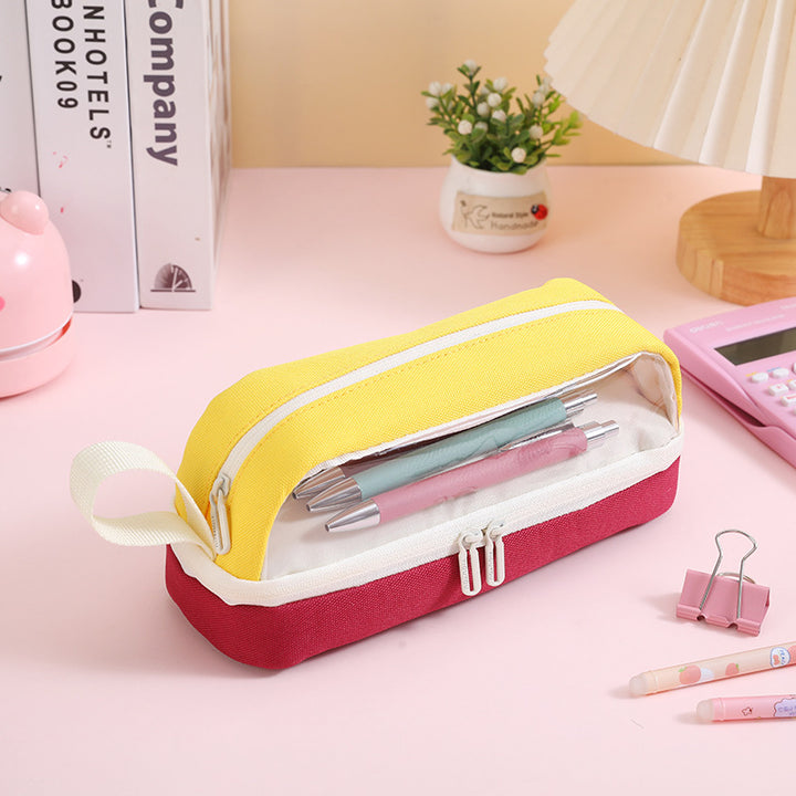 Premium Double-Zipper Pencil Case