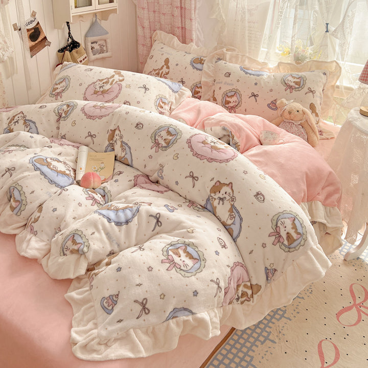 Playful Dog-Themed Comforter Set