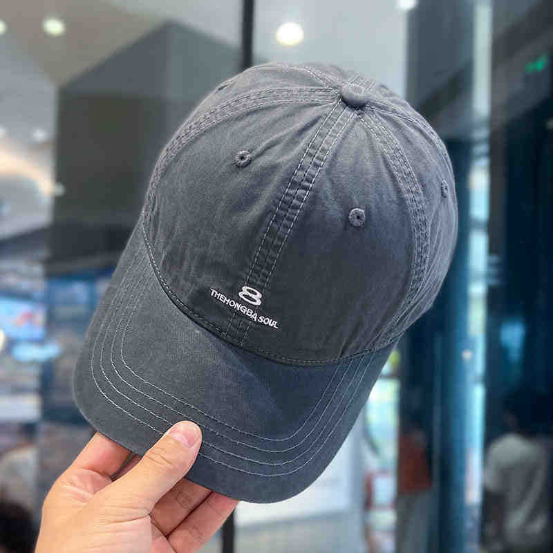 Men's Distressed Cotton Baseball Cap Stornfield