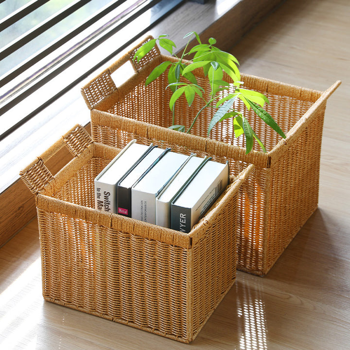Unisex Versatile Storage Basket with Practical Handling Stornfield