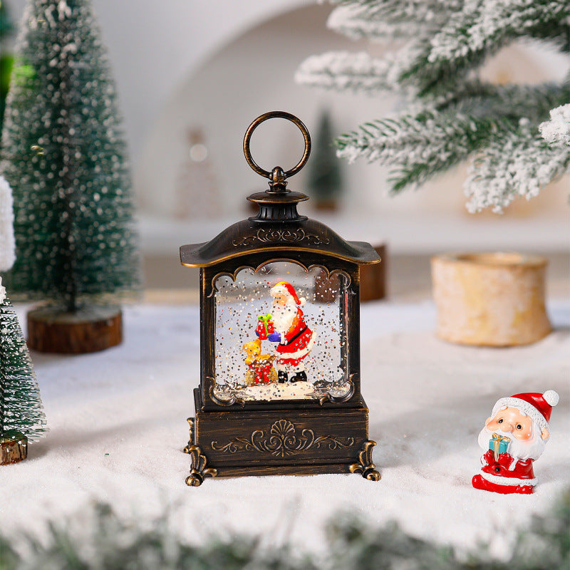 Lighter lantern with snow scenes Stornfield
