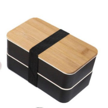 Eco-Friendly Double-Layered Bento Lunch Box
