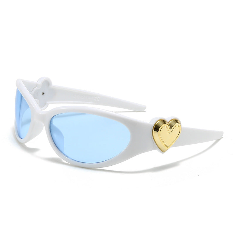 Ladies fashionable sunglasses in stylish heart design Stornfield