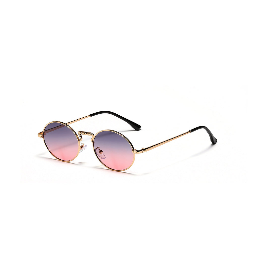 Ladies round fashionable sunglasses Stornfield