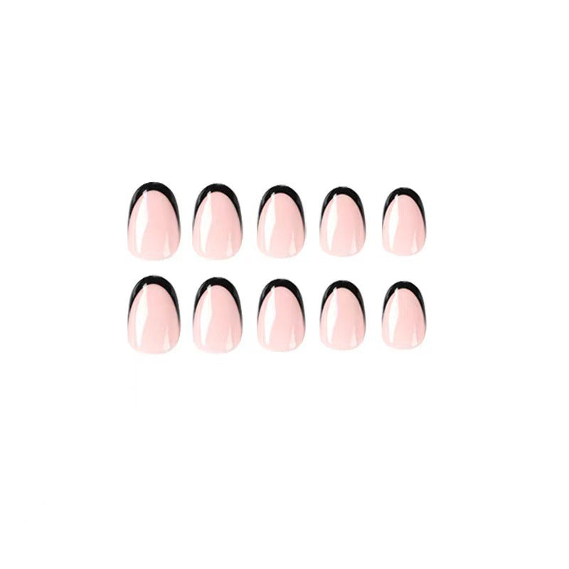 Acrylic nail set with elegant French tips and exciting ombre design Stornfield