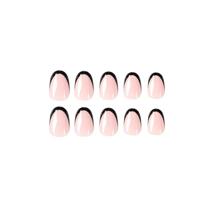 Acrylic nail set with elegant French tips and exciting ombre design Stornfield
