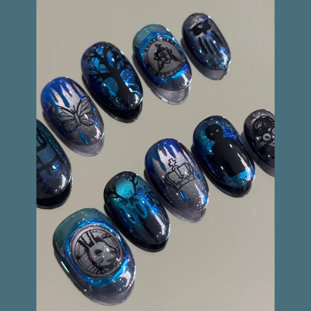 Artistic Ombre Glitter Nail Art Set Stornfield