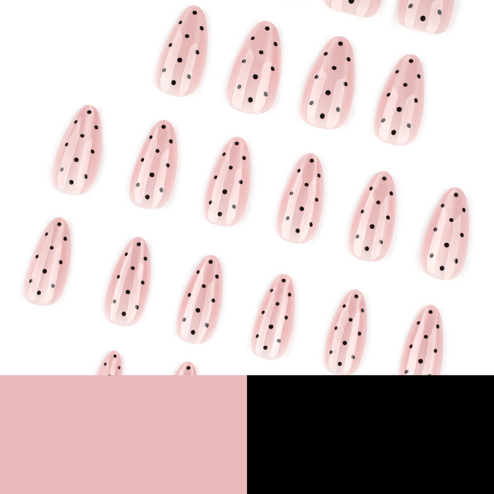 Elegant Nail Designs with Polka Dot Pattern Stornfield